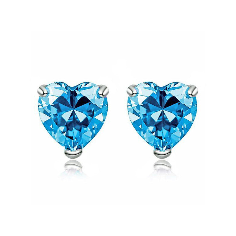Versatile heart-shaped earrings