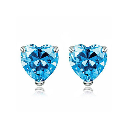 Versatile heart-shaped earrings