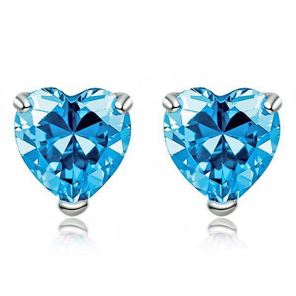 Versatile heart-shaped earrings