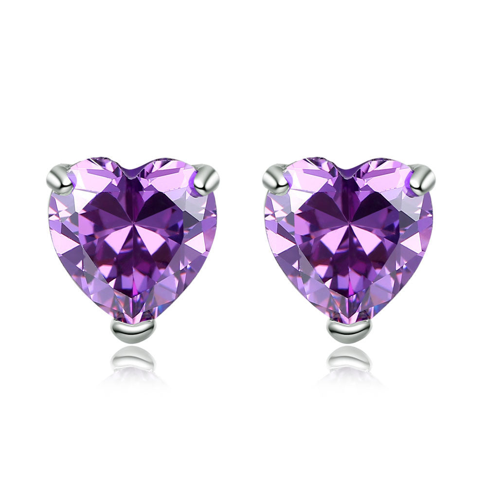 Versatile heart-shaped earrings