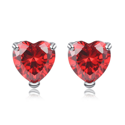 Versatile heart-shaped earrings