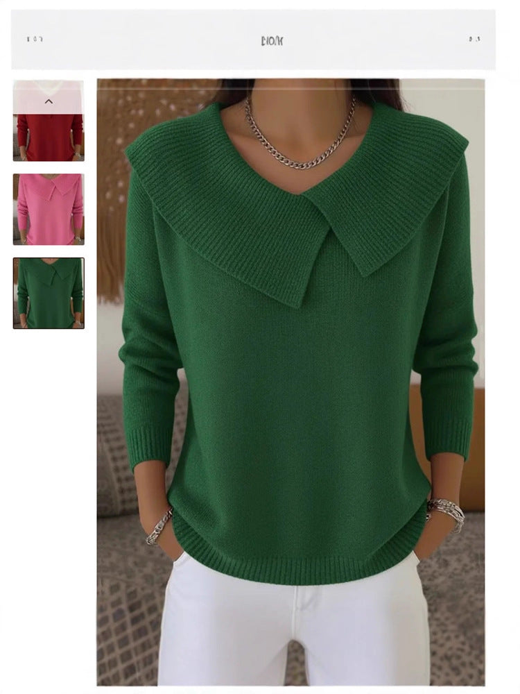 Versatile knitted sweater
