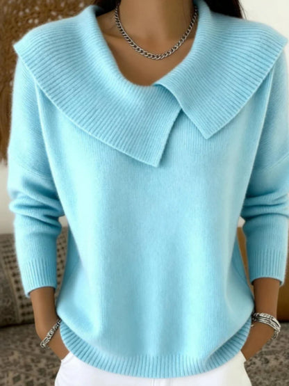Versatile knitted sweater