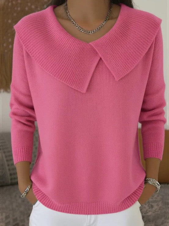 Versatile knitted sweater