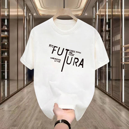 Versatile loose printed T-shirt