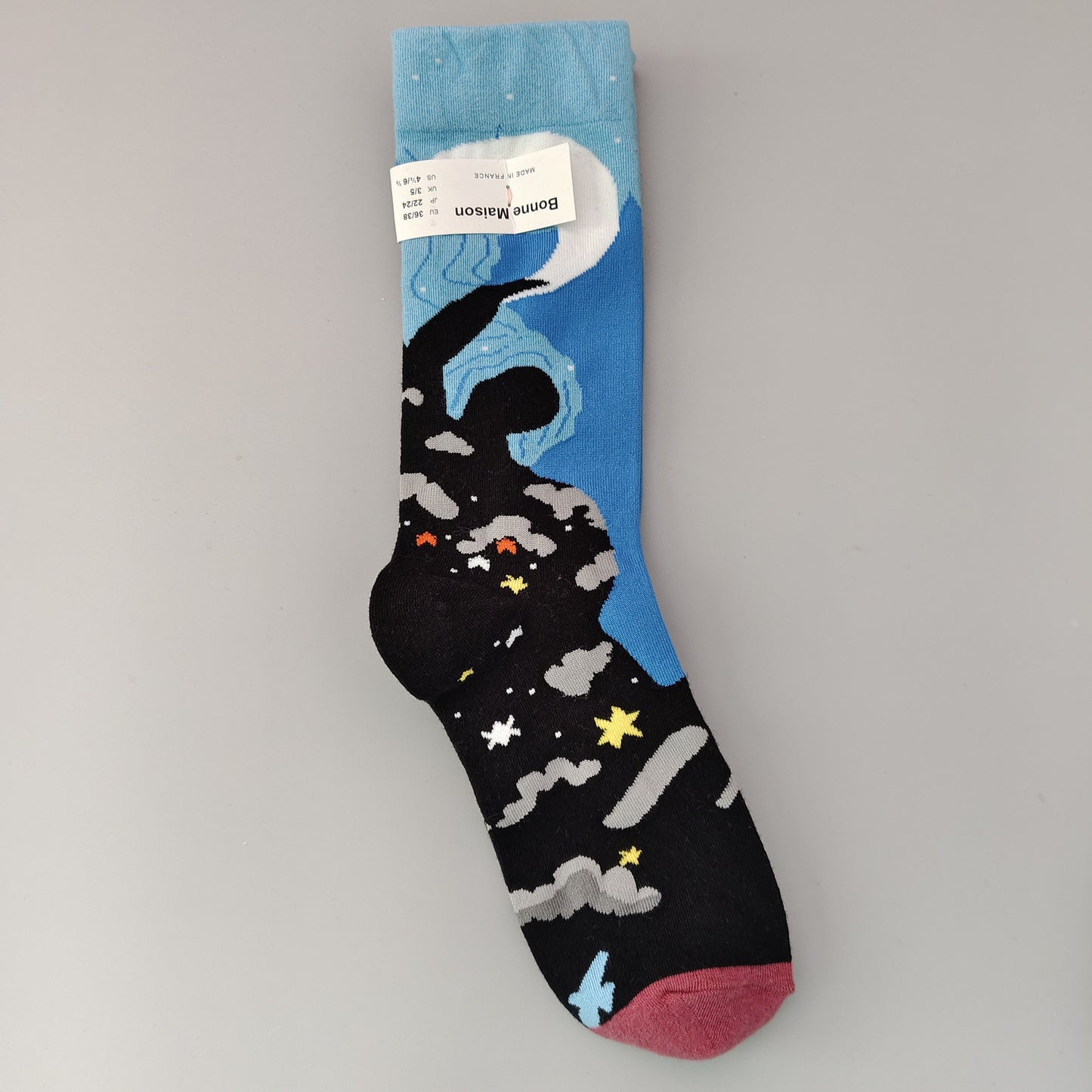 Versatile mid-calf socks