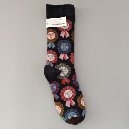 Versatile mid-calf socks