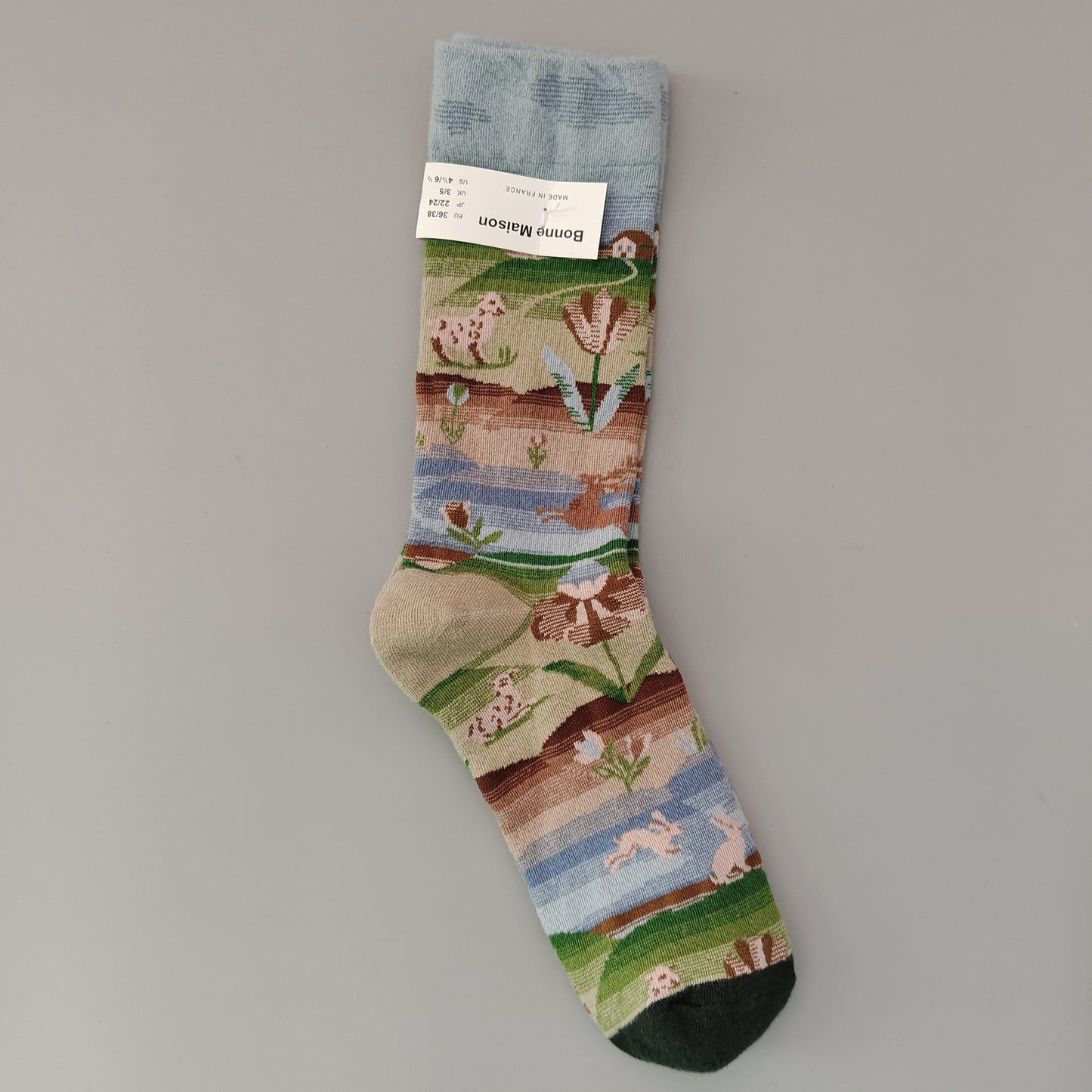 Versatile mid-calf socks