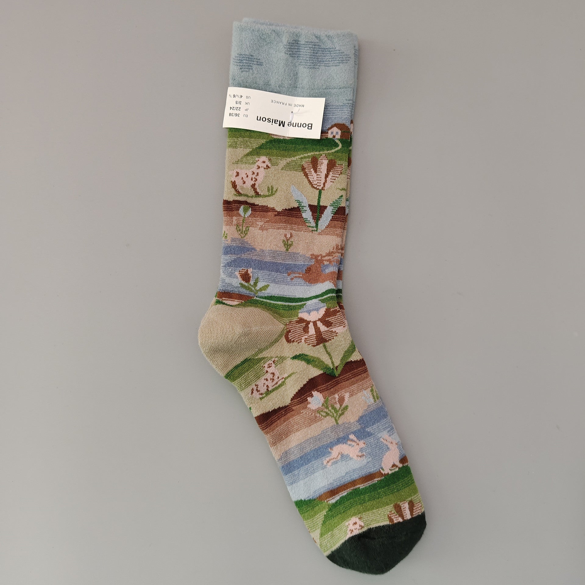 Versatile mid-calf socks
