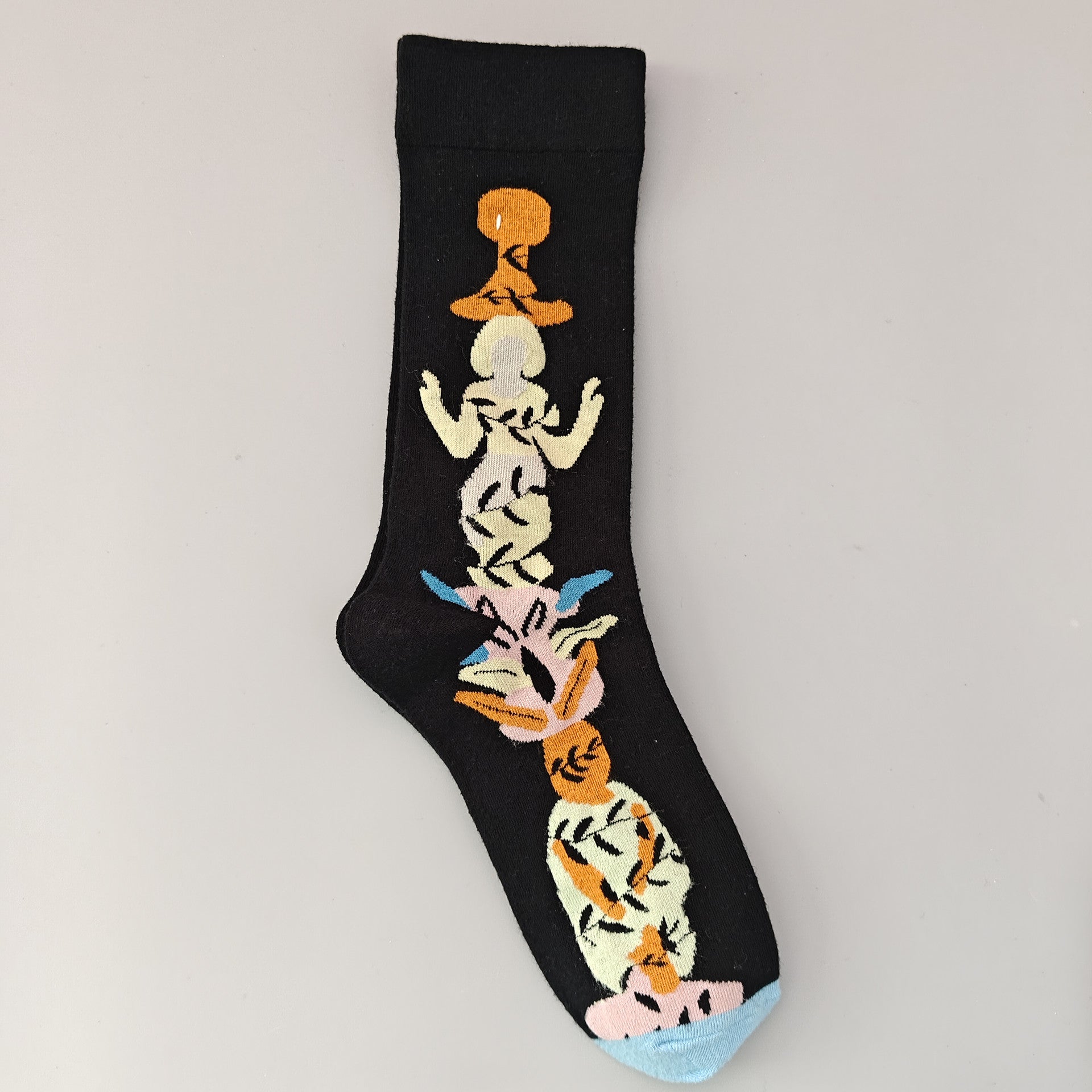 Versatile mid-calf socks