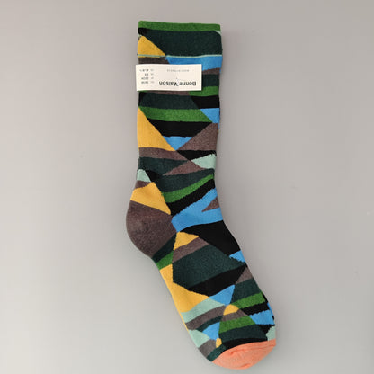 Versatile mid-calf socks