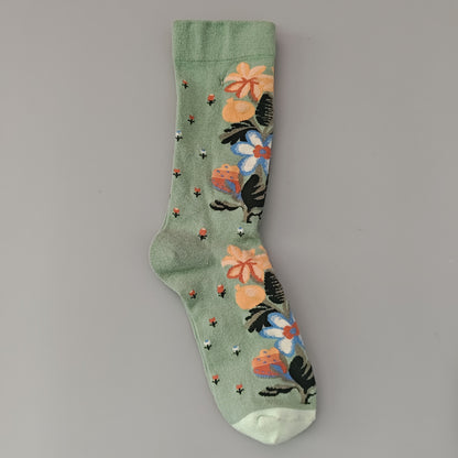 Versatile mid-calf socks