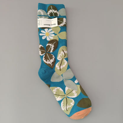 Versatile mid-calf socks