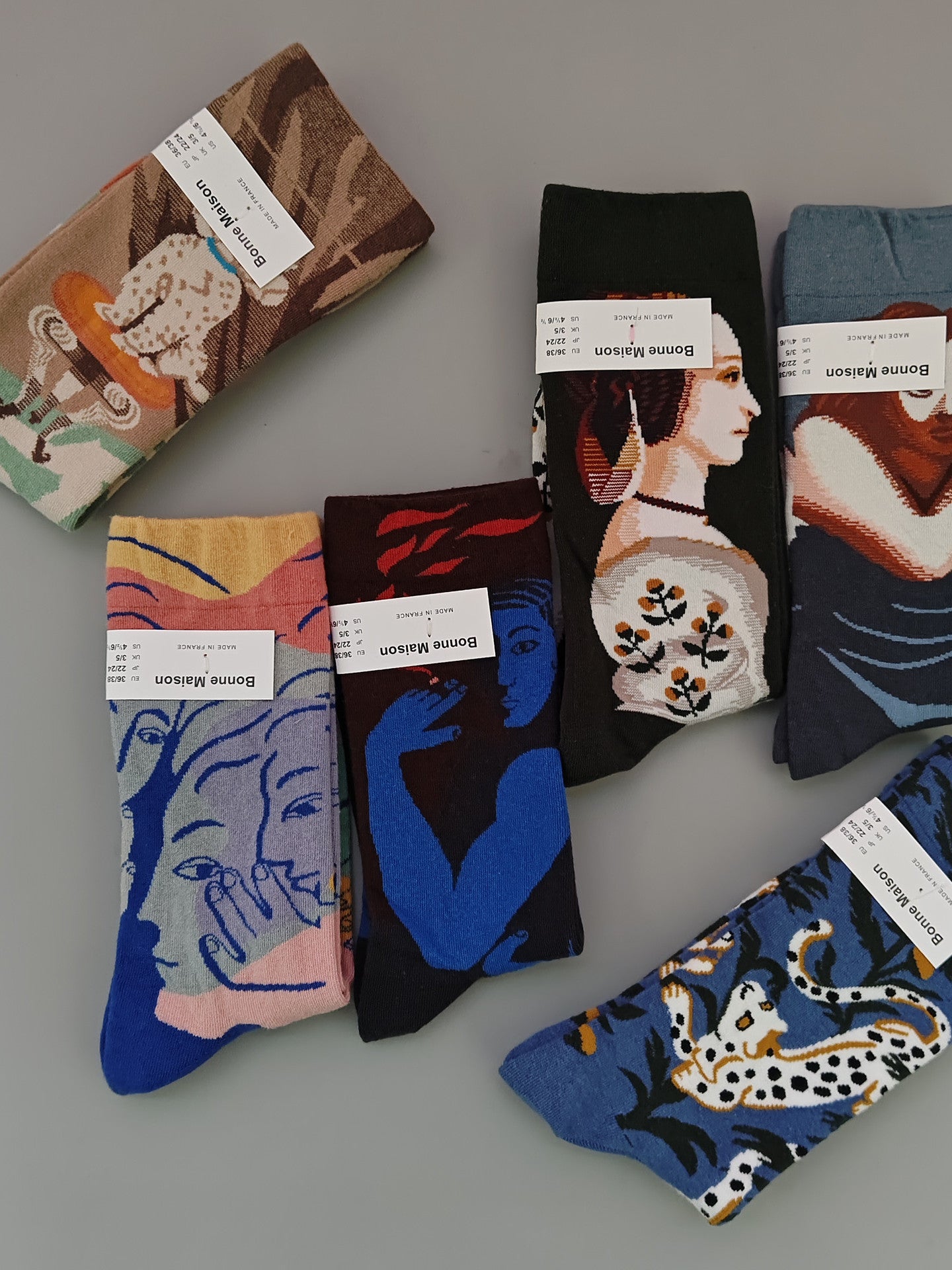 Versatile mid-calf socks