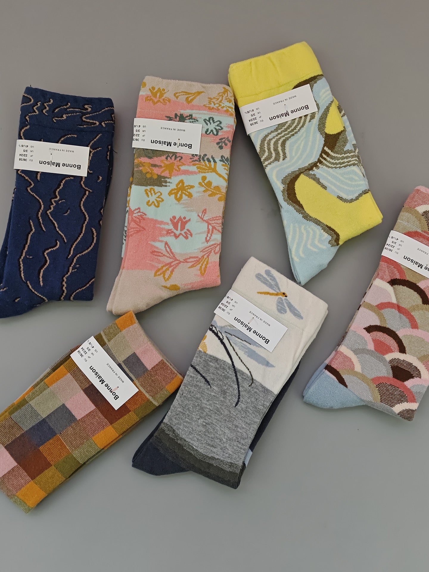 Versatile mid-calf socks