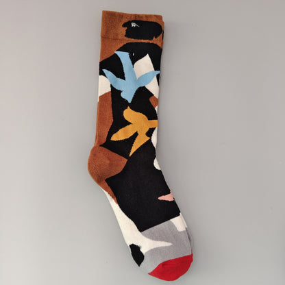 Versatile mid-calf socks