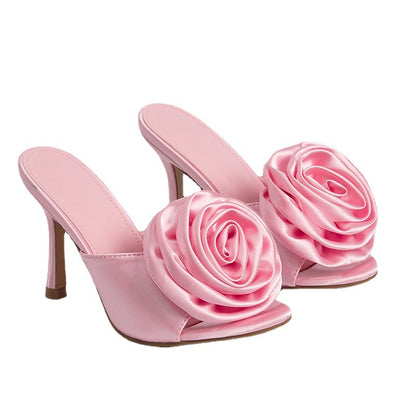 versatile outer wear half-support shoes