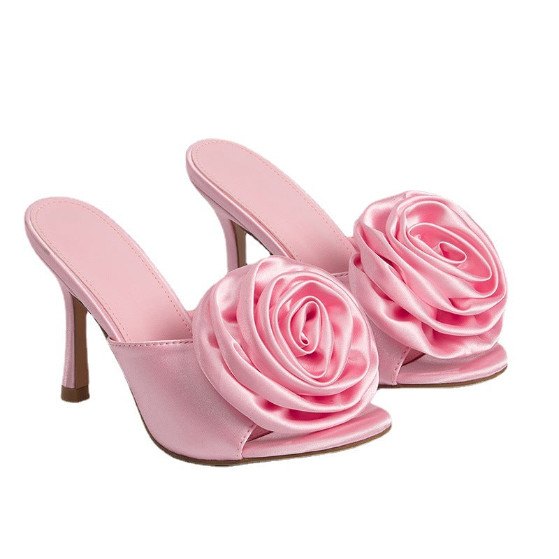 versatile outer wear half-support shoes