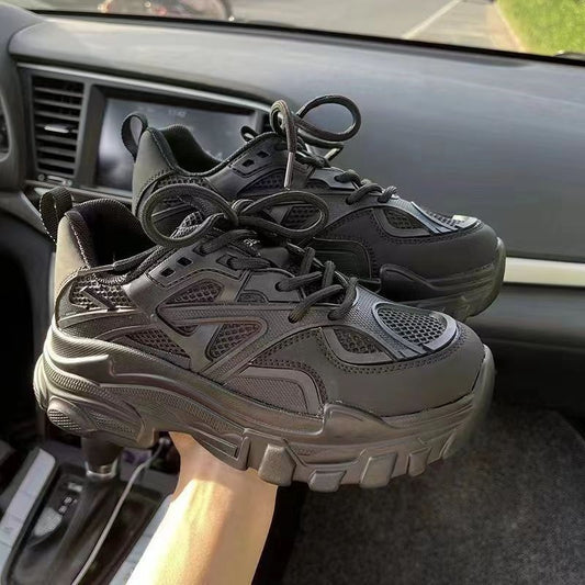 Versatile sporty slimming chunky sneakers for women