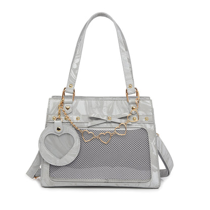 Versatile transparent crossbody pain bag