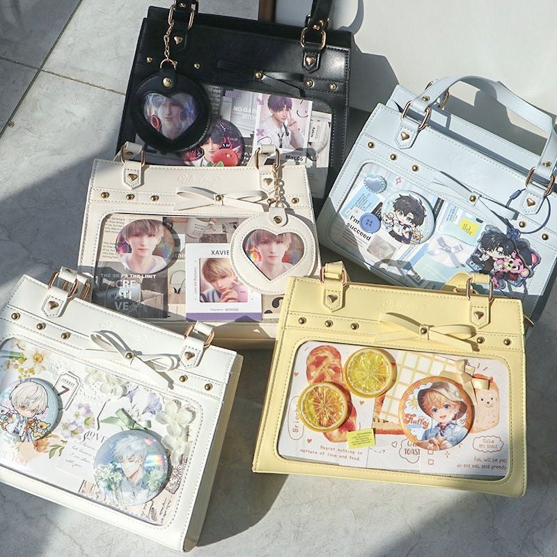 Versatile transparent crossbody pain bag