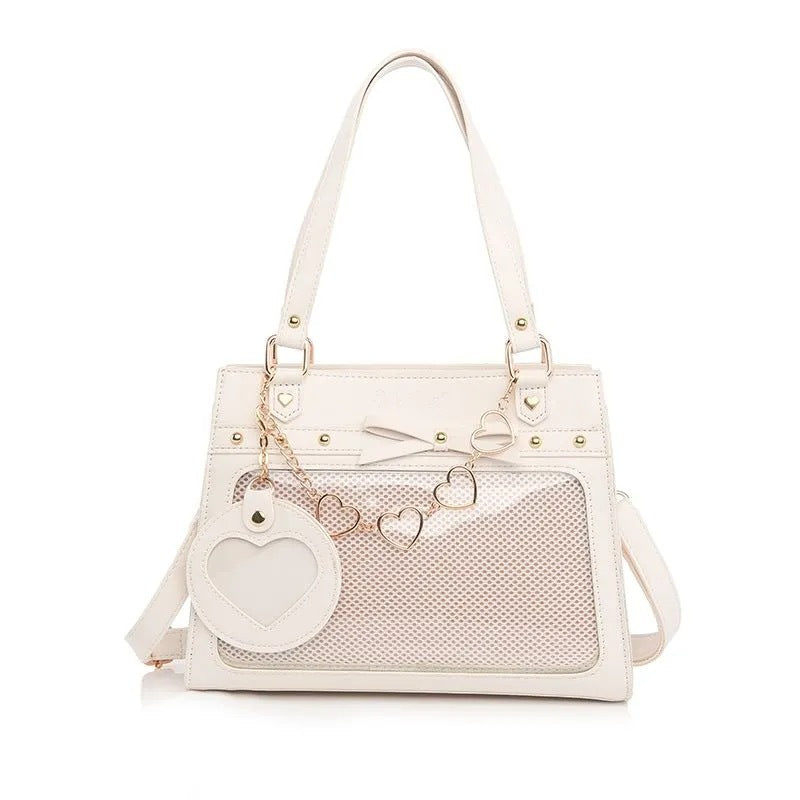 Versatile transparent crossbody pain bag