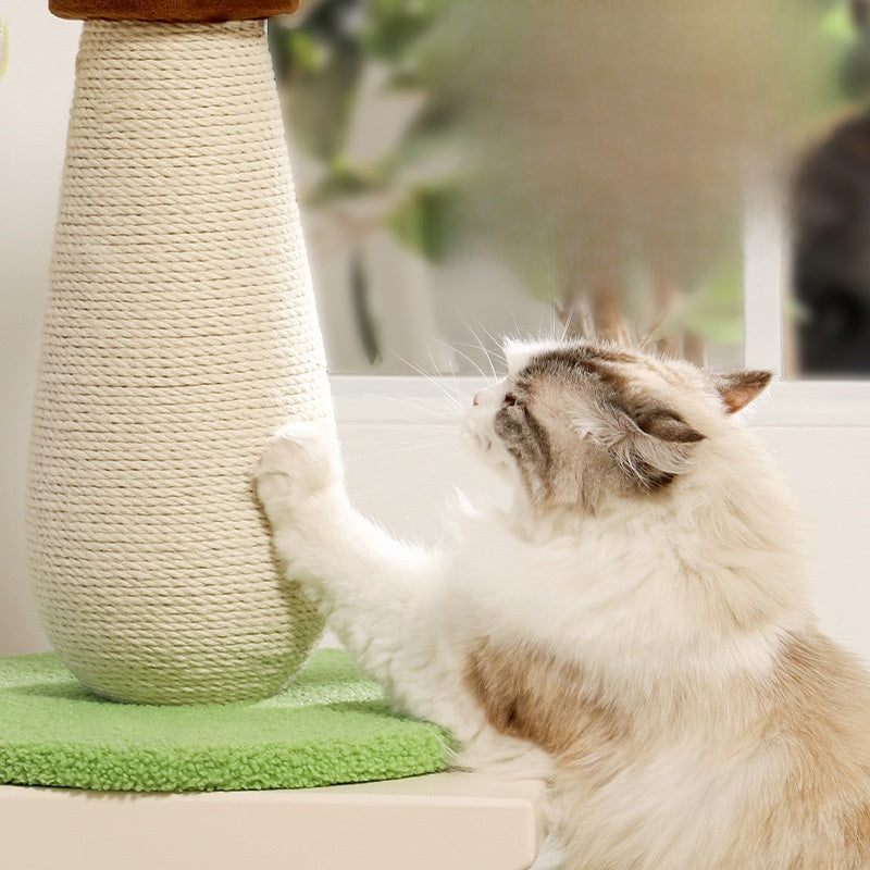 Vertical cat toy