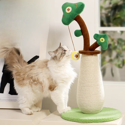 Vertical cat toy