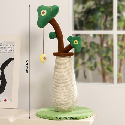 Vertical cat toy