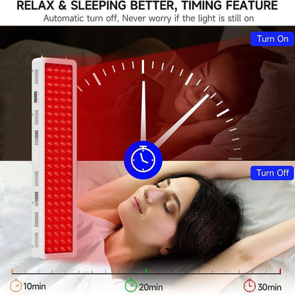 Vertical large LED beauty device