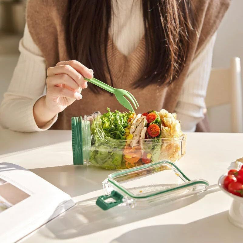 Vertical Layering Salad Storage Jar