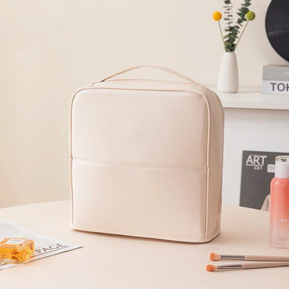 Vertical Makeup Toiletry Bag with Compartments