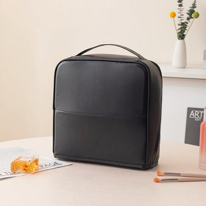Vertical Makeup Toiletry Bag with Compartments