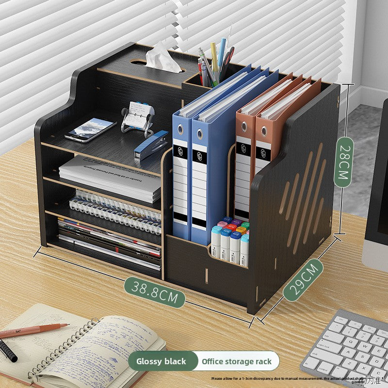 Vertical Multi-Layer File Storage Rack