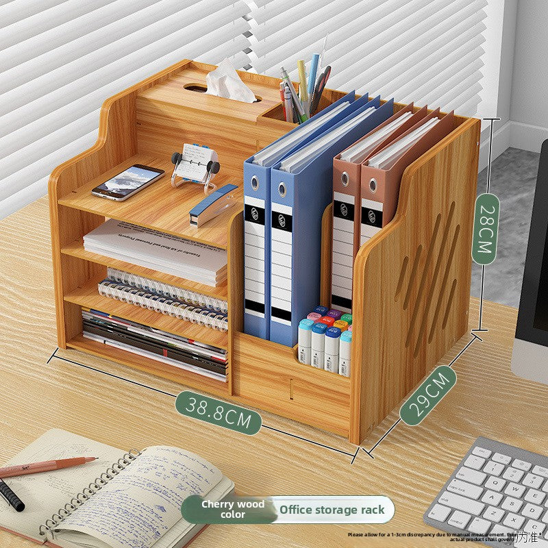 Vertical Multi-Layer File Storage Rack