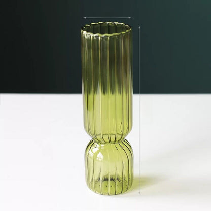 Vertical Pattern Small Vase