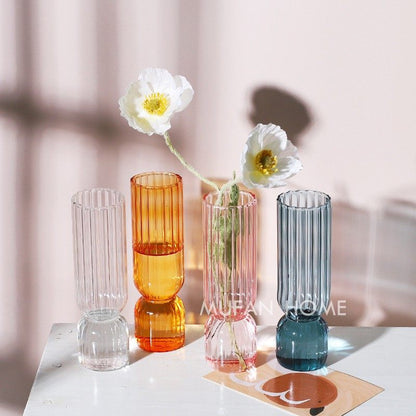 Vertical Pattern Small Vase