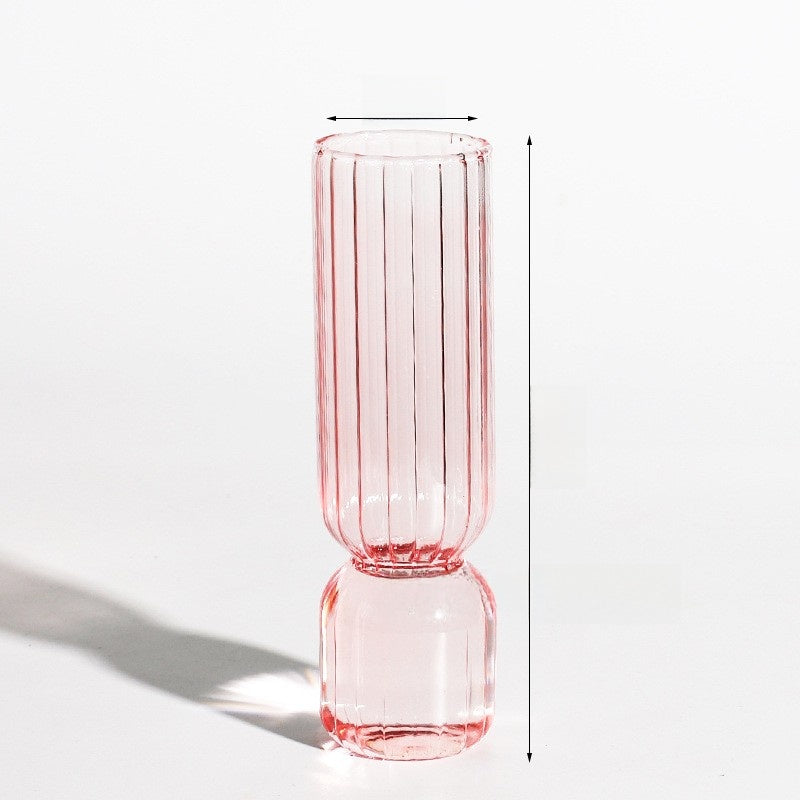 Vertical Pattern Small Vase