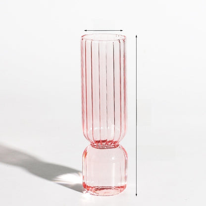 Vertical Pattern Small Vase