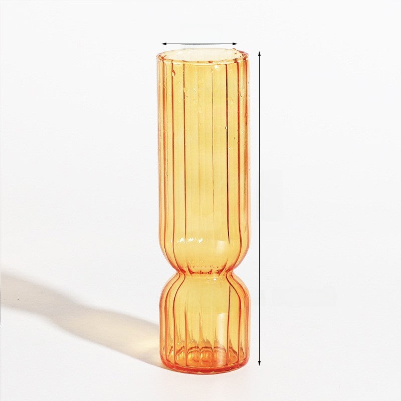 Vertical Pattern Small Vase