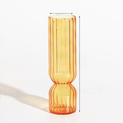 Vertical Pattern Small Vase