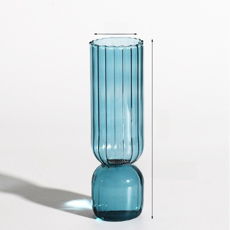 Vertical Pattern Small Vase