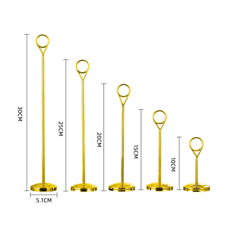 Vertical Price Tag Display Stand with Clip