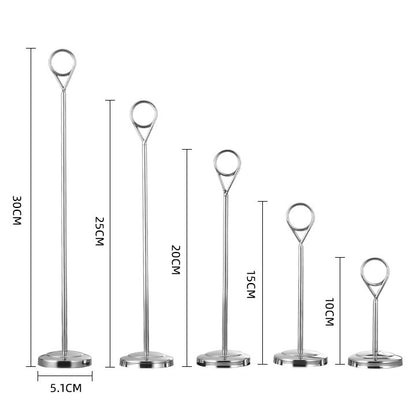 Vertical Price Tag Display Stand with Clip
