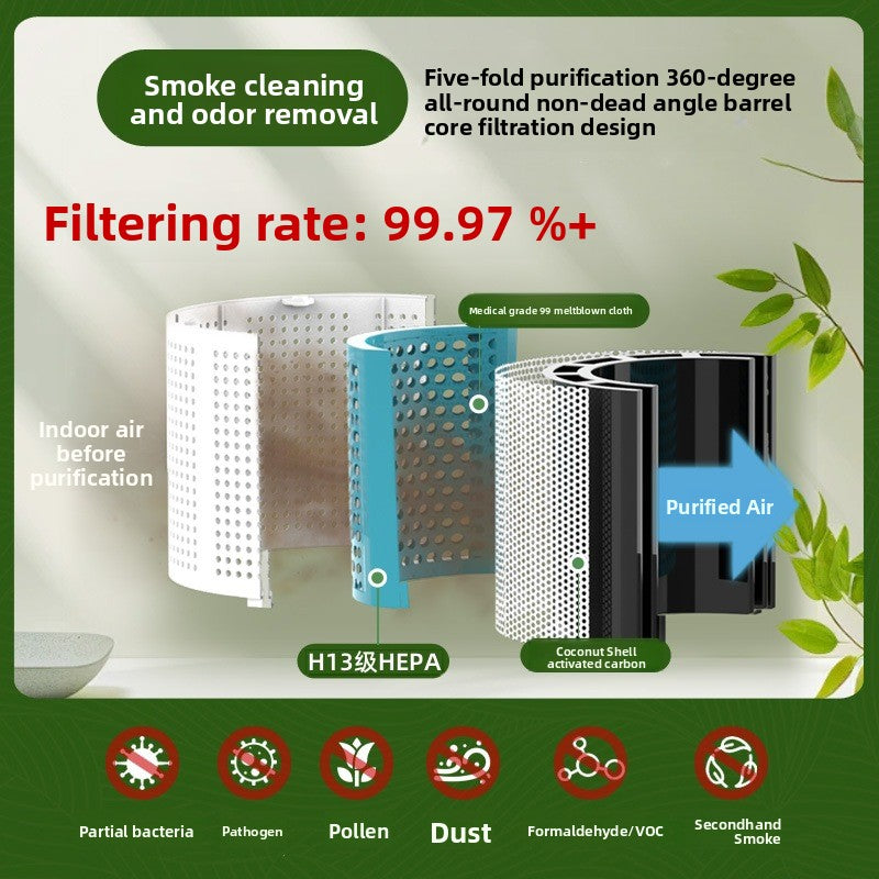 Vertical silent bladeless electric fan