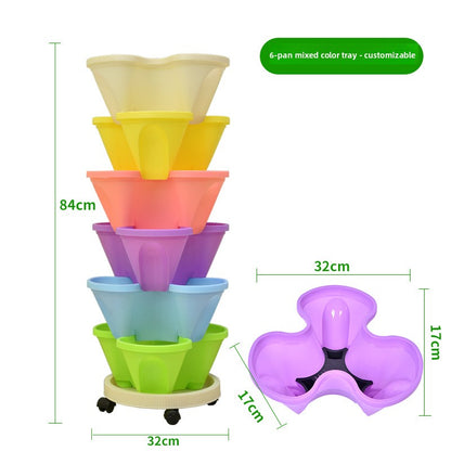 Vertical Stackable Planting Pots