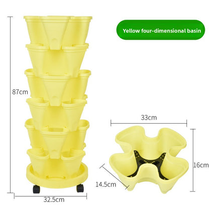 Vertical Stackable Planting Pots