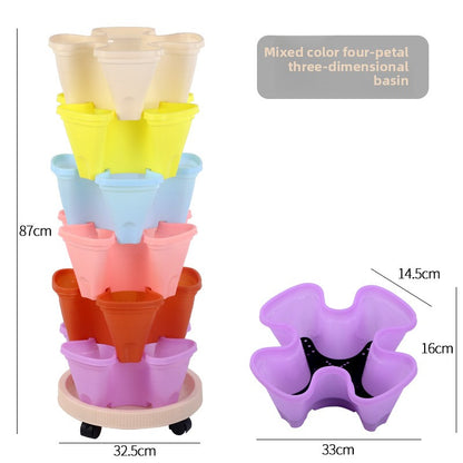 Vertical Stackable Planting Pots