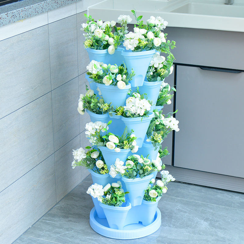 Vertical Stackable Planting Pots