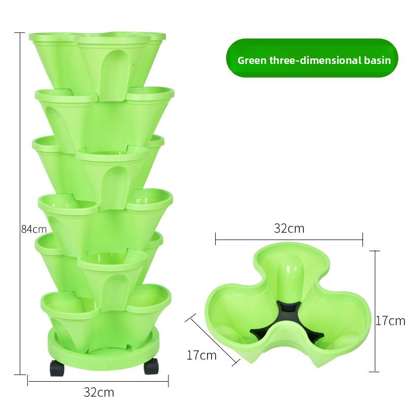 Vertical Stackable Planting Pots